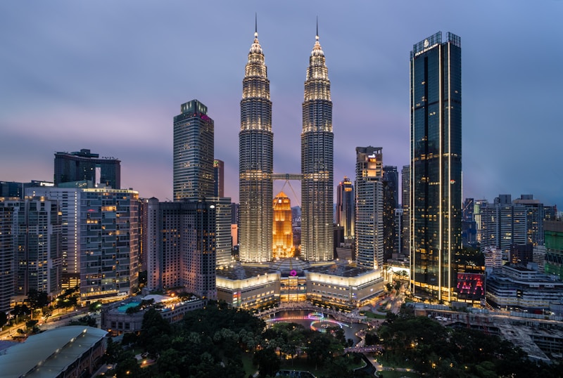 Kuala Lumpur Malaysia skyline